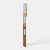 Einzelne Rosenlinie iPhone 16 Hülle (Rechte Seite)