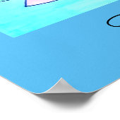 Einzelne Seerose  Poster (Ecke)
