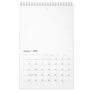 Einzelne Seite SmallCalendar, Weiß Kalender