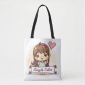 Einzelne Süße Mädchen Tasche (Vorderseite)