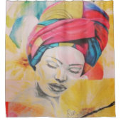 EINZELNER Duschvorhang (Vorderseite)