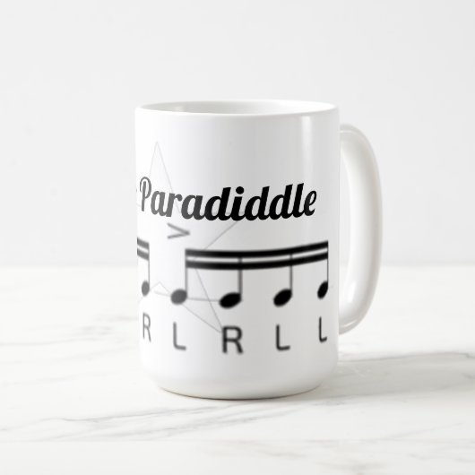 einzelner Paradiddle Kaffeetasse (VorderseiteRechts)