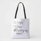 Einzelner Übernommener Checklisten-Stil Motivation Tasche (Vorderseite)