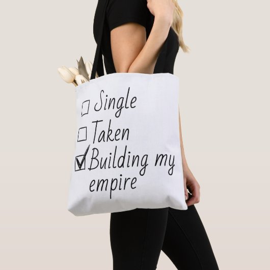 Einzelner Übernommener Checklisten-Stil Motivation Tasche (Von Nahem)
