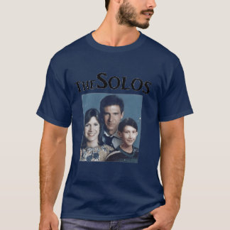einzelnes Familienporträt Retro T-Shirt
