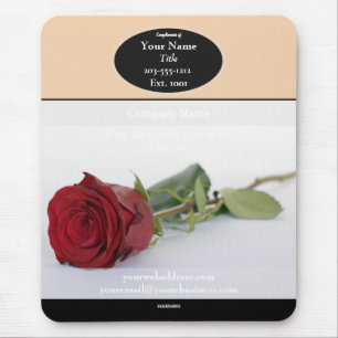 Einzelnes Rosen-Werbemauspad - HAMbyWG Mousepad