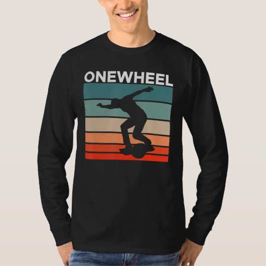 Einzelrad Vintag Retro T-Shirt (Vorderseite)