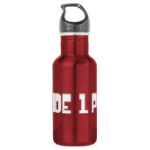 Einzelspieler-Modus Edelstahlflasche (Rückseite)