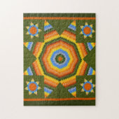 Einzelsternquilt Puzzle (Vertikal)