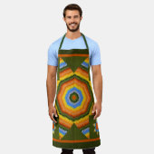 Einzelsternquilt Schürze (Getragen)