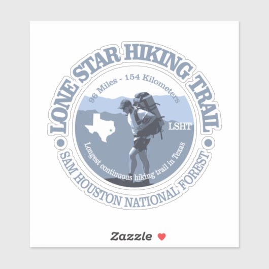 Einzelsternwanderweg (BG) Aufkleber (Blatt)