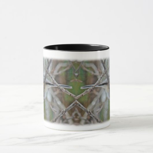 Einzelteile des büscheligen Titmouse-(Baeolophus Tasse (Zentrum)