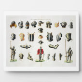 Einzelteile einer Ritterrüstung, Teller 15 für Fotoplatte (Vorderseite)