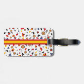 Einzelteile von Spanien mit der Flagge, zum Ihres Gepäckanhänger (Rückseite horizontal)