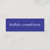 Einzelteilumbau oder MiniVisitenkarte Mini Visitenkarte (Rückseite)