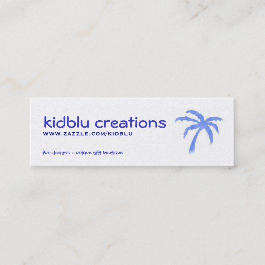 Einzelteilumbau oder MiniVisitenkarte Mini Visitenkarte (Vorderseite)