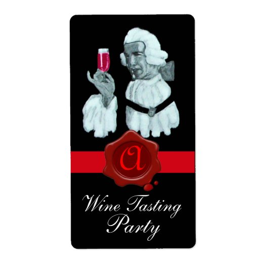 EINZELWEINANDER-PARTY, ROT-WAX-SIEGEL-MONOGRAMM (Vorne)