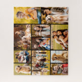 Einzigartig 11 Foto Collage Minimalistisch Einfach Puzzle (Vertikal)