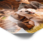 Einzigartig 11 FotoCollage Einfache Monogramm Schw Fotodruck (Ecke)