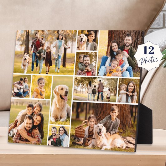 Einzigartig 12 Foto Collage Minimalistisch Einfach Fotoplatte