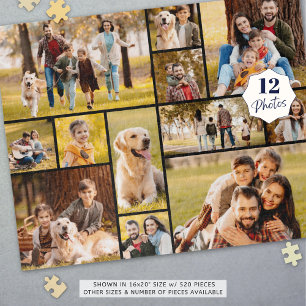 Einzigartig 12 Foto Collage Minimalistisch Einfach Puzzle