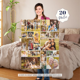 Einzigartig 20 FotoCollage Minimalistisch Einfach Fleecedecke
