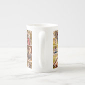 Einzigartig 21 Foto Collage Minimalistisch Einfach Porzellantasse (Rückseite)