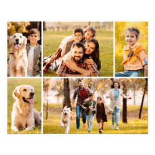 Einzigartig 5 FotoCollage Einfach Weiß Fotodruck