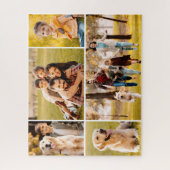 Einzigartig 5 FotoCollage Einfach Weiß Puzzle (Vertikal)
