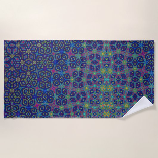 Einzigartig Abstrakt Strandtuch (Vorderseite)