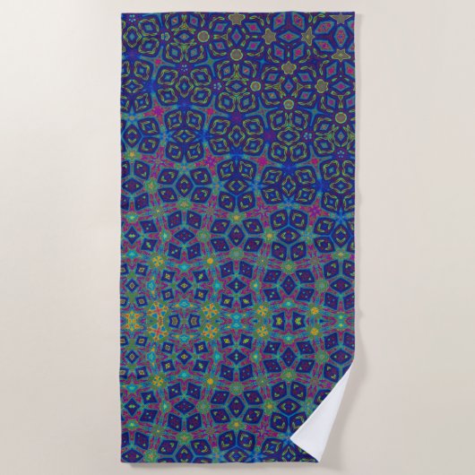 Einzigartig Abstrakt Strandtuch (Vorderseite)