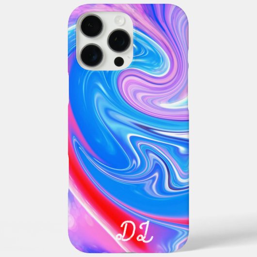 Einzigartig Abstrakte Marmorflüssiges und farbenfr Case-Mate iPhone Hülle (Rückseite)