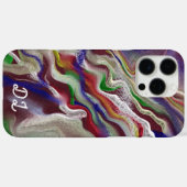 Einzigartig Abstrakte Marmorflüssiges und farbenfr Case-Mate iPhone Hülle (Rückseite (Horizontal))