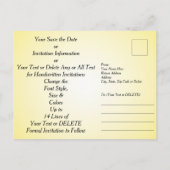 Einzigartig auf Hawaii: Speichern Sie die Datumska Ankündigungspostkarte (Rückseite)