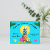 Einzigartig auf Hawaii: Speichern Sie die Datumska Ankündigungspostkarte (Stehend Vorderseite)