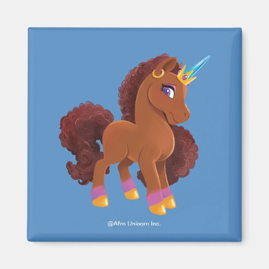 Einzigartig die Stehende Stolz des Einhorns Magnet (Vorne)