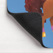 Einzigartig die Stehende Stolz des Einhorns Mousepad (Ecke)