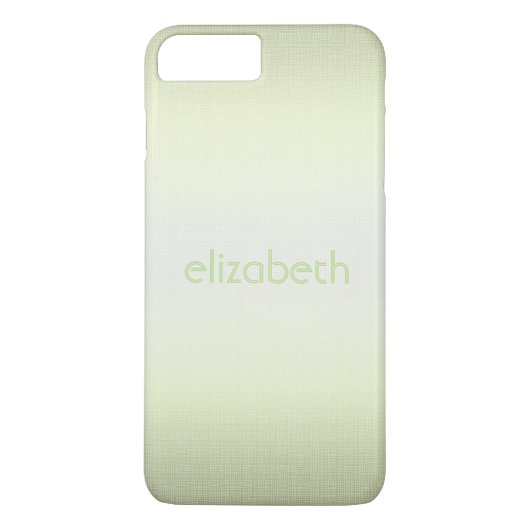 Einzigartig Elegant Einfach Personalisierter Grüne Case-Mate iPhone Hülle (Rückseite)