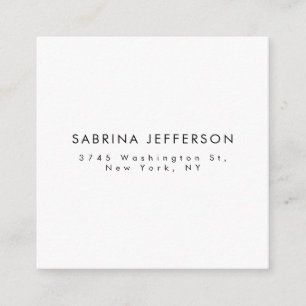 Einzigartig Elegant Schlicht Einfach Minimalistisc Begleitkarte