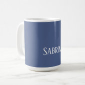 Einzigartig elegant Schlicht Kaffeetasse (Vorderseite Links)