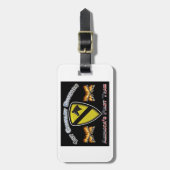 Einzigartig entworfene 1. Kavallerieabteilung Gepäckanhänger (Vorderseite vertikal)