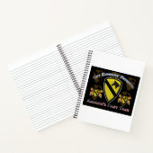 Einzigartig entworfene 1. Kavallerieabteilung Notizblock (Innenseite)