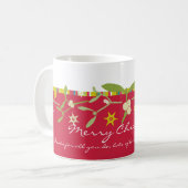 Einzigartig entworfene Weihnachten Dank an die Tas Tasse (Vorderseite Links)