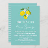 Einzigartig fand sie ihr Haupt-Squeeze-Brautparty Einladung (Vorne/Hinten)