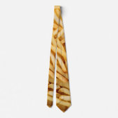 Einzigartig Französisch Fries Neck Tie Krawatte (Rückseite)