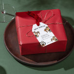Einzigartig Funny Hund Happy Birthday<br><div class="desc">Fügen Sie Ihrem Geschenk eine spielerische und persönliche Touch mit diesem charmanten Geburtstagsgeschenktag zum Thema Hund hinzu. Dieses Etikett mit hübschen, illustrierten Hunden, die von den Rändern knallen, ist perfekt für Tierfreunde jeden Alters geeignet. Das Design ist mit dem Namen des Empfängers, einer personalisierten Nachricht und sogar mit dem Datum...</div>