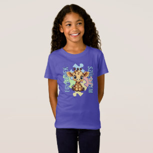 Einzigartig geboren – süßes Giraffen-Design T-Shirt