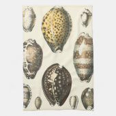 Einzigartig geformte Muscheln Geschirrtuch (Vertikal)