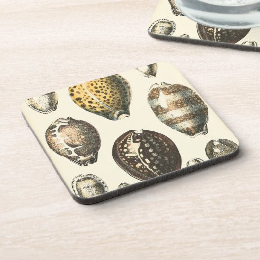 Einzigartig geformte Muscheln Untersetzer (Linke Seite)
