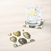 Einzigartig geformte Seashells Rechteckiger Pappuntersetzer (Vor Ort)